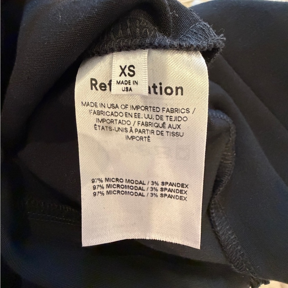 Black Front Split Pants - image 2